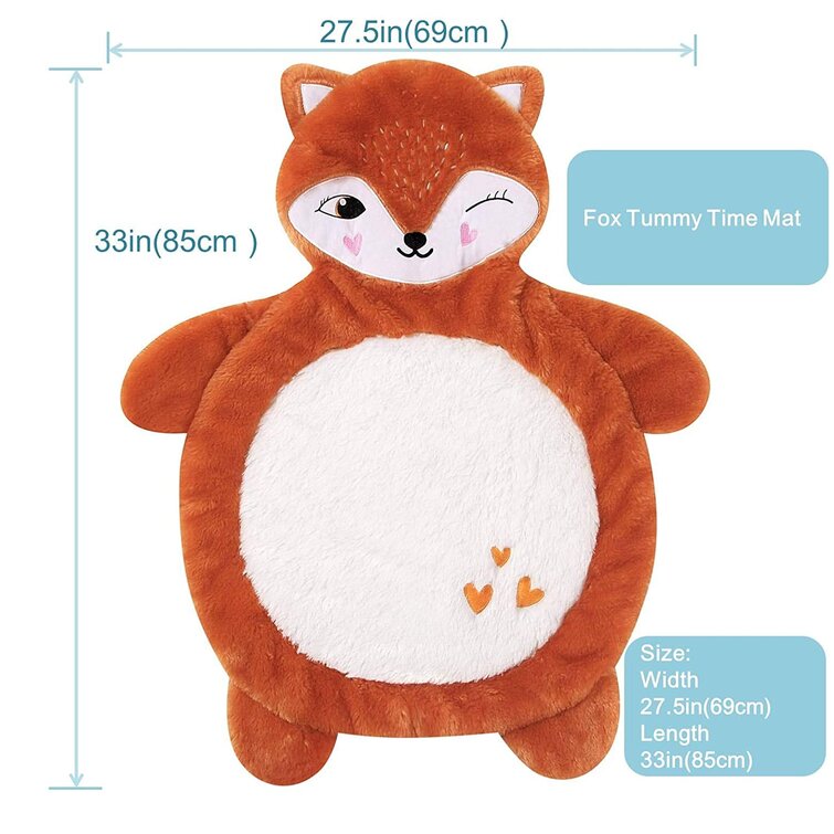 Animal tummy time sales mat